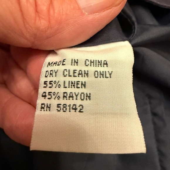 Navy Talbots linen blazer and‎ maxi dress - Picture 2 of 5